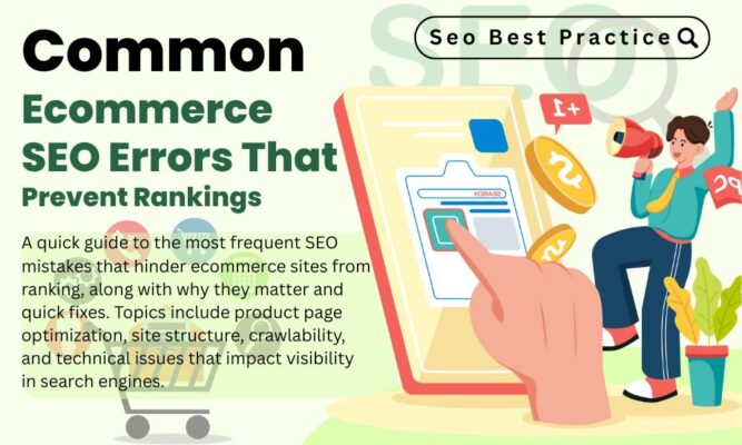 Common Ecommerce SEO Errors That Prevent Rankings Common Ecommerce SEO Errors That Prevent Rankings