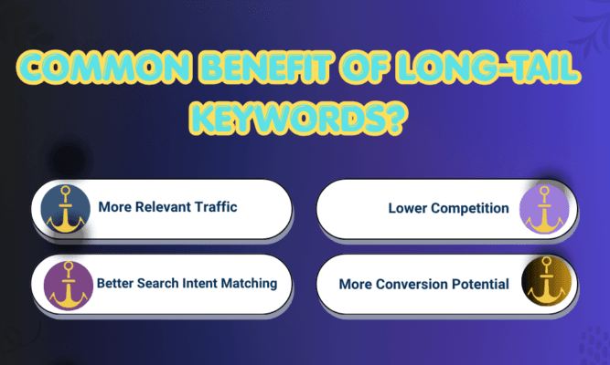 What Is a Common Benefit of Long-Tail Keywords
