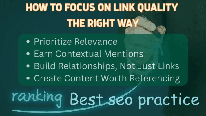 How to Focus on Link Quality the Right Way