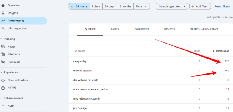 Struggling to Rank? How to find Low-Competition Keywords Using Free Tools Step 4 Use Google Search Console (Hidden Goldmine)