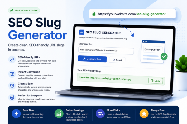 Free SEO Slug Generator – Create SEO-Friendly URLs