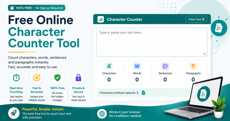 Free Online Character Counter Tool